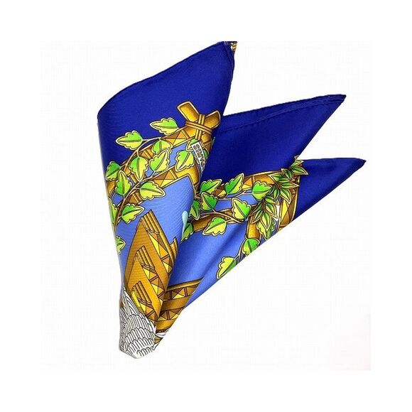 Pre Loved Hermes Silk Scarf with Birdcage Design in Canvas Material - Picture 8 of 8